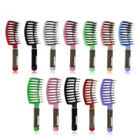 Masterlee custom logo Salon hairbrush boar bristles hairbrush vent hair brush